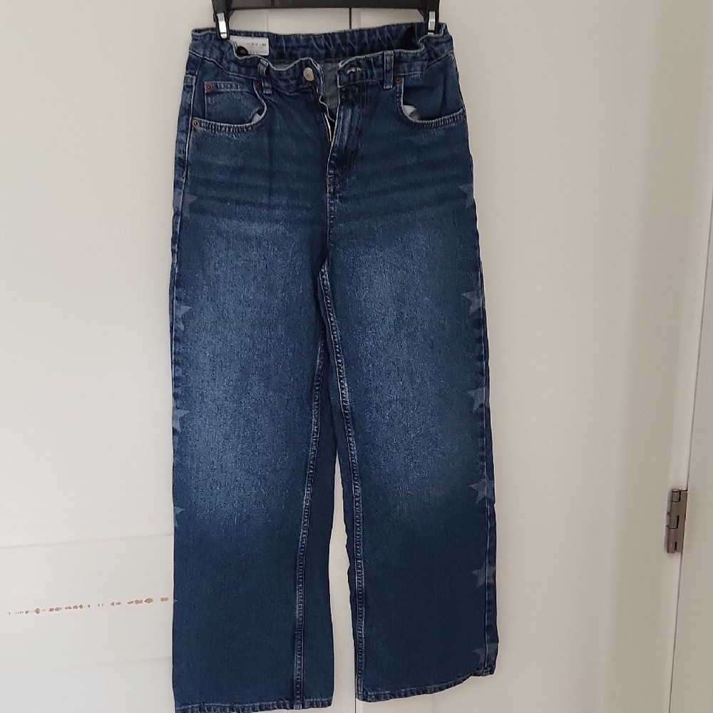 Zara Relaxed Fit Blue Jeans